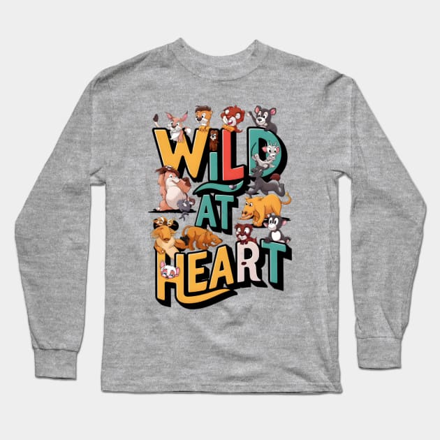 Wild at heart Long Sleeve T-Shirt by Live for the moment